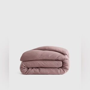 NWT Quince Airy Gauze Duvet Cover in Fig (Full/Queen)
